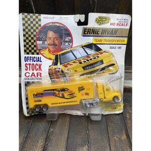 Ernie Irvan Nascar Transporter 1/87 Scale Diecast Metal & Plastic